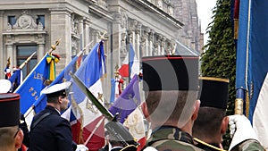 Ceremony to mark Western allies World War Two victory Armistice