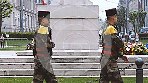 Ceremony to mark Western allies World War Two victory Armistice