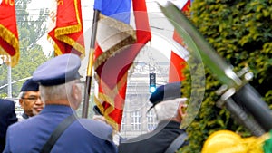 Ceremony to mark Western allies World War Two victory Armistice