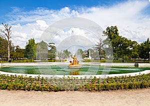 Ceres Fountain at Parterre Garden in Aranjuez