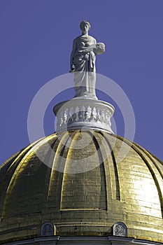 Ceres statue on Vermont Capitol Dome