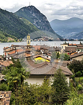Ceresio lake Ticino, Switzerland