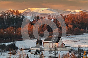 Cerin church and Krizna mountain