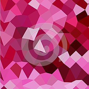 Cerise Pink Abstract Low Polygon Background photo