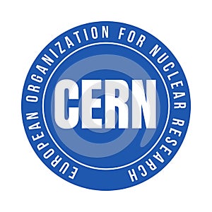 CERN European organization for nuclear research symbol icon