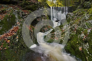 Cernohorsky Potok waterfalls