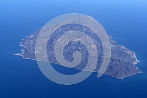 Cerralvo cousteau island baja california sur aerial