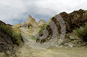 Cerro Alcazar rock formation