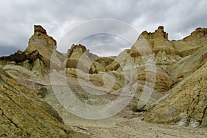 Cerro Alcazar rock formations in Argentina