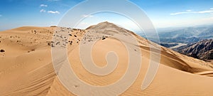 Cerro Blanco sand dune near Nasca or Nazca town in Peru