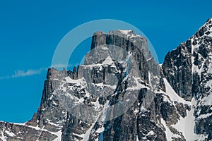 Cerro Castillio mountain national park in Chile, Aysen, Ptagonia