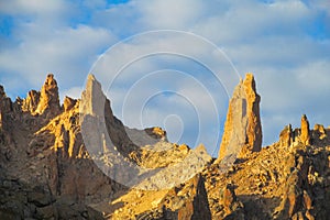 Cerro Catedral range rocky peaks