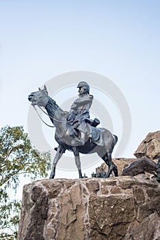 Cerro de la Gloria monument in Mendoza, Argentina.