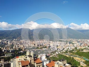 Cerro el Ávila Caracas Venezuela seen from Colinas de Bello Monte