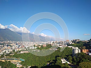 Cerro el Ávila Caracas Venezuela seen from Colinas de Bello Monte