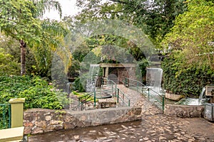 Cerro San Bernardo Hill waterfall fountain - Salta, Argentina