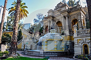 Cerro Santa Lucia in Downtown Santiago, Chile photo