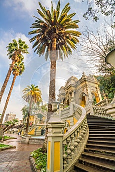 Cerro Santa Lucia in Downtown Santiago, Chile. photo