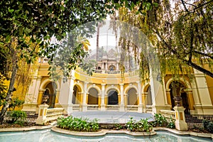 Cerro Santa Lucia in Downtown Santiago, Chile. photo