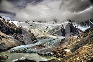 Cerro Torre glacier, Patagonia