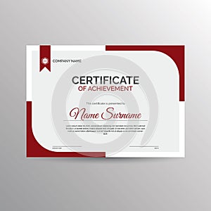 Certificate of achievement template