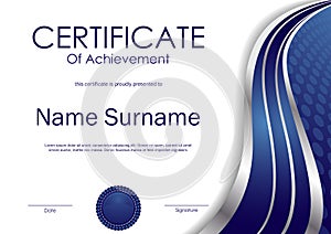 Certificate of achievement template