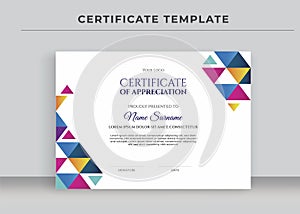 Certificate of Appreciation template, Certificate of achievement