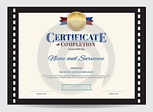 Certificate of completion template