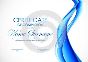 Certificate of completion template