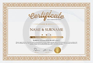 Certificate of Completion Template photo