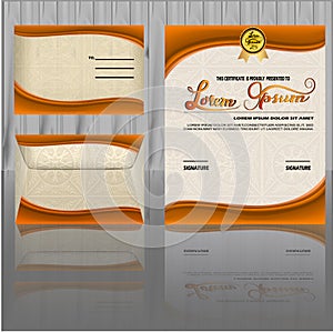 Certificate design template