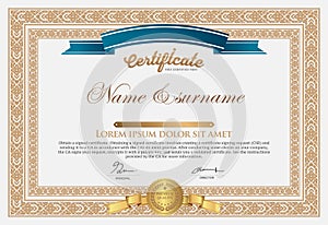 Certificate Design Template.