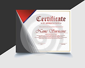 Certificate Design Template - Elegant Design - Creative Background.