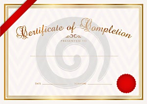 Certificate / Diploma background (template)