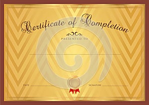Certificate / Diploma background (template)