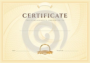 Zertifikat  Diplom (Vorlage) 