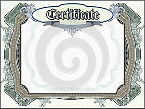 Certificate, Diploma template. Award pattern.