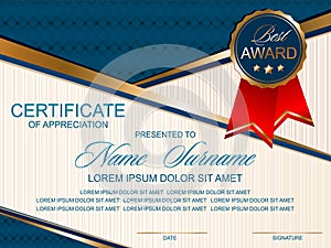 certificate horizontal