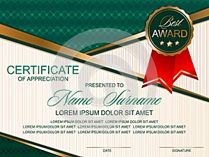 Certificate horizontal