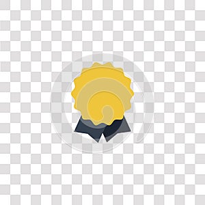 certificate icon sign and symbol. certificate color icon for website design and mobile app development. Simple Element from basic