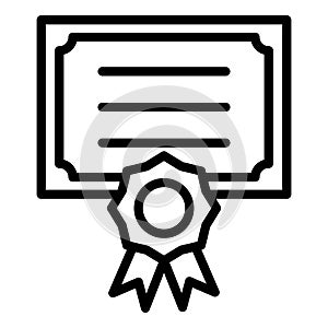 Certificate Isolated Vector icon which can easily modify or edit