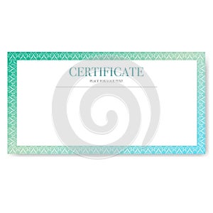 Certificate Isolated White Background