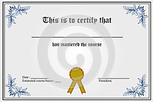 Certificate Template