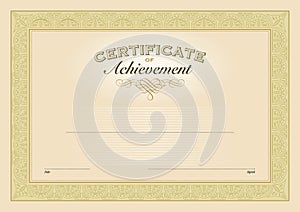 Certificate template