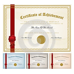 Certificate template