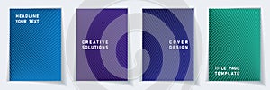 Certificate templates. Business gradient title page graphic collectoin photo
