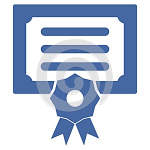 Certificate  VIsolated Vector icon which can easily modify or edit