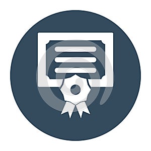 Certificate  VIsolated Vector icon which can easily modify or edit