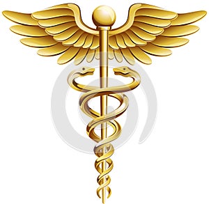 Caduceus Medical Icon.