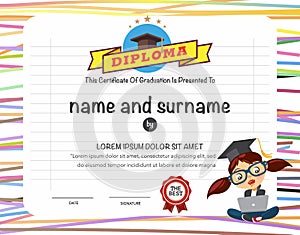 Certificates template.